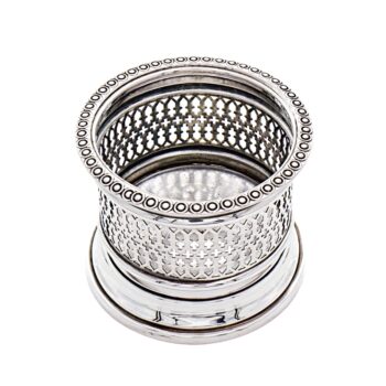 Large wine bottle coaster - silver plated
