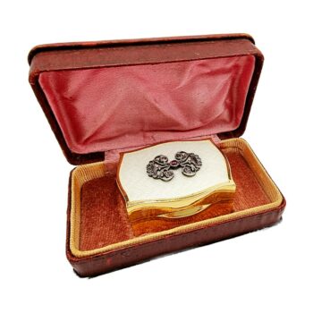Pill box case 88 Zolotniki silver - Carl Faberge, St. Petersburg