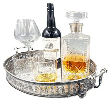 Gallery tray with handles - classicism, empire style