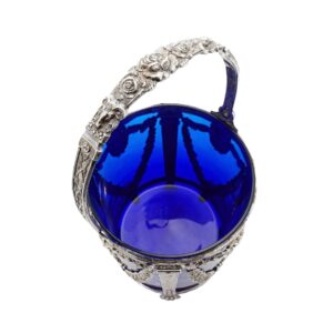 Eistopf Silber & Kobaltglas – Pedro Duran, Madrid