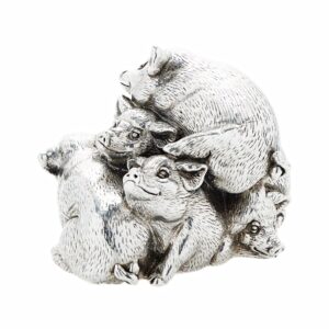 Schweinerudel Figur - Sterling Silber