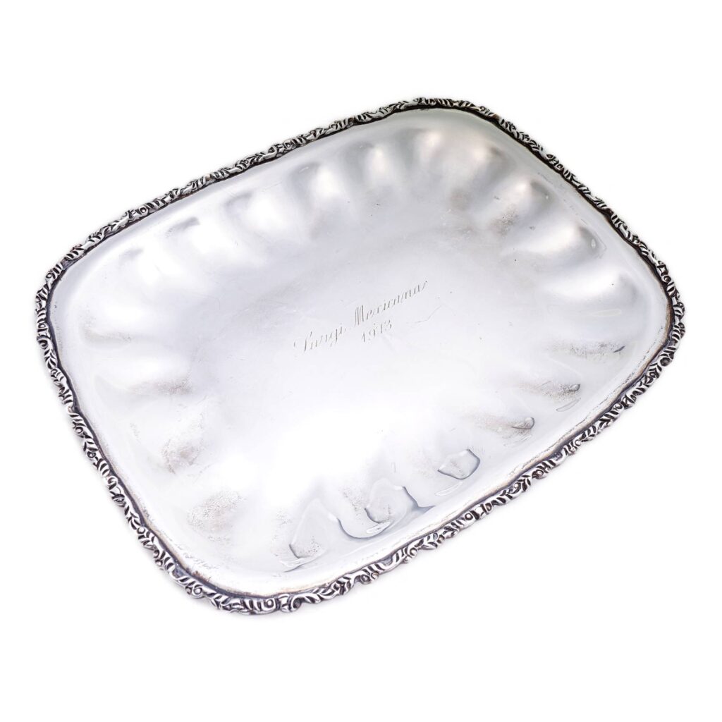 Tablett aus Sterling Silber - Adlermarke, Mexiko