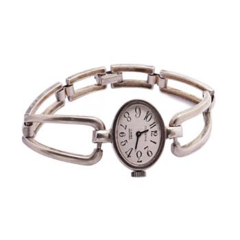 Dugena Armbanduhr Silber mit Handaufzug