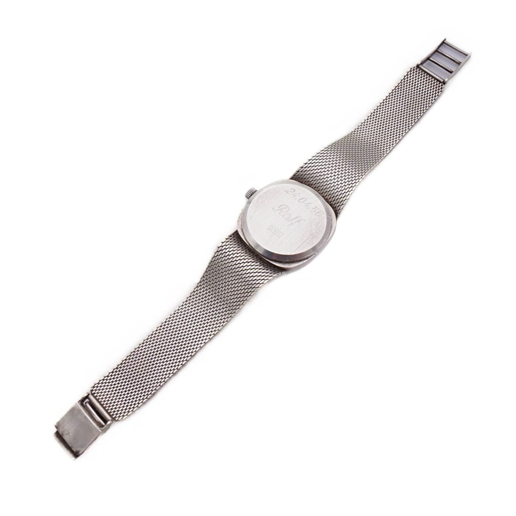 Anker Armbanduhr Silber mit Handaufzug