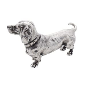 Dackelrüde Hund Figur von WMF