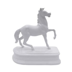 Porzellan Skulptur Pferd auf Sockel - Herend