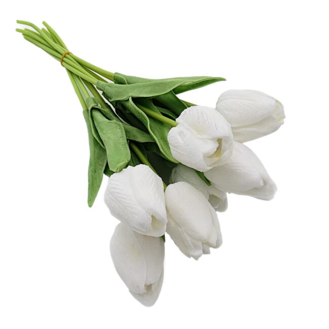 Tulpe Kunstblume Lebensecht - Weiß