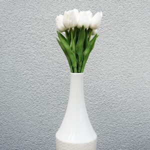 Tulpe Kunstblume Lebensecht - Weiß