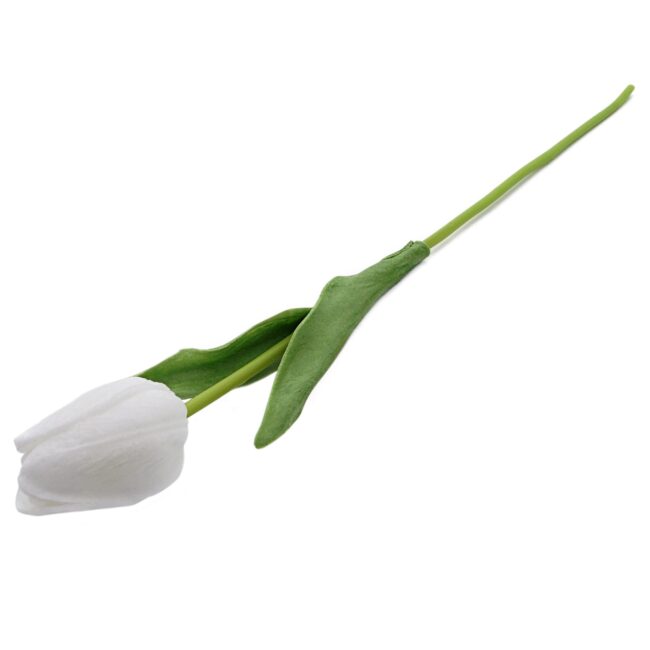 Tulpe Kunstblume Lebensecht - Weiß