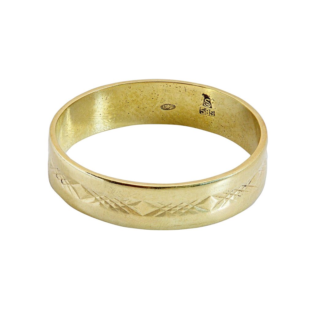 Gelbgold Ring 14kt 585 Gold