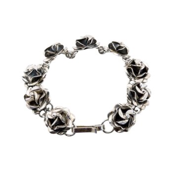 Rosenblüten Armband aus Sterlingsilber