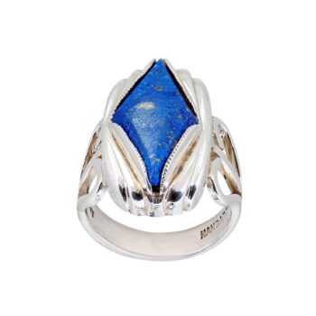 Silber Ring mit Lapislazuli