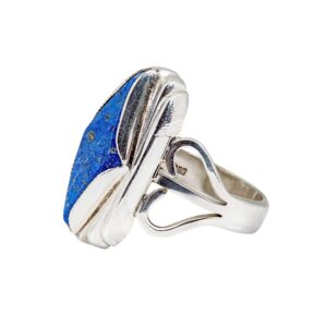 Silber Ring mit Lapislazuli