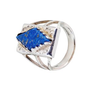 Silber Ring mit Lapislazuli