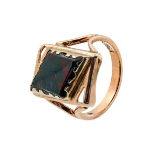 Roségold Ring mit Blutjaspis 8kt 333 Gold