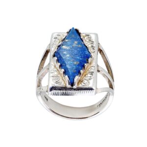 Silber Ring mit Lapislazuli