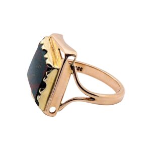 Roségold Ring mit Blutjaspis 8kt 333 Gold