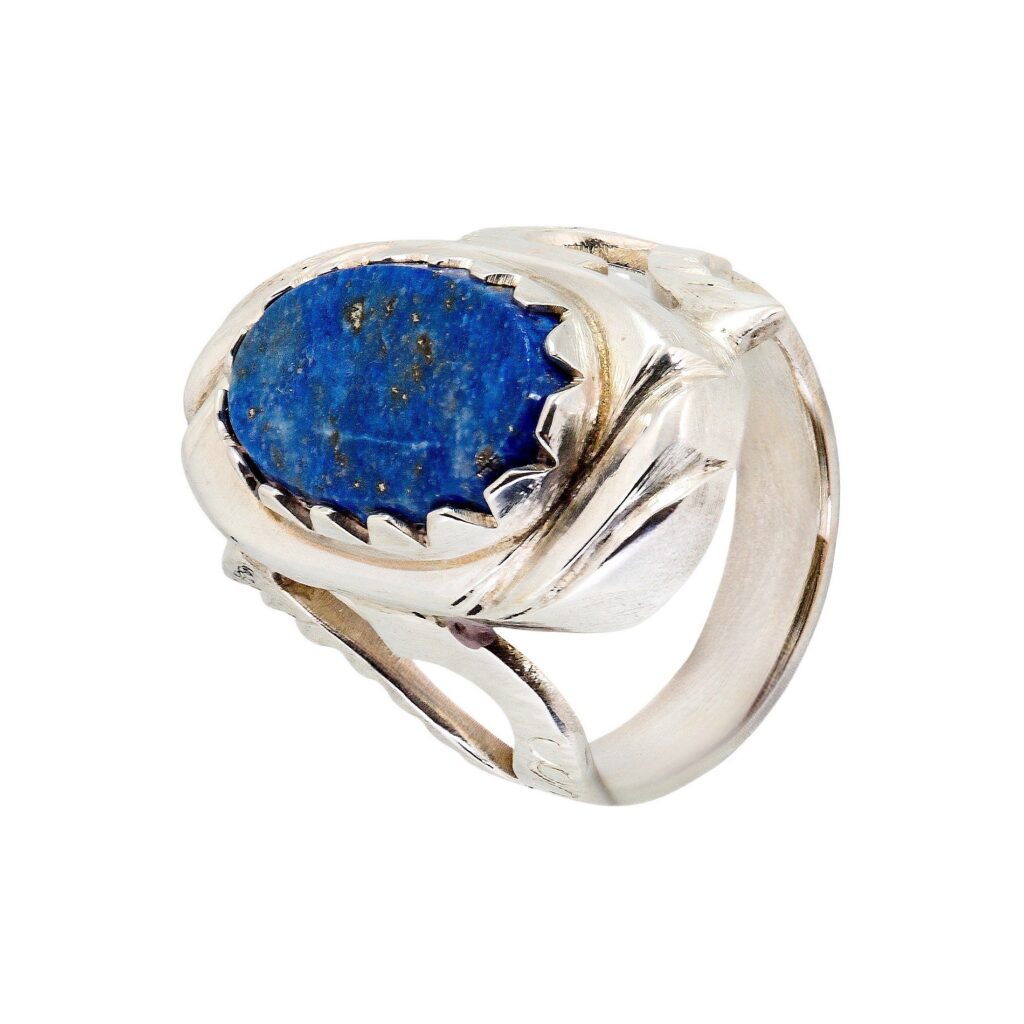 Ring mit Lapislazuli 925 Sterlingsilber