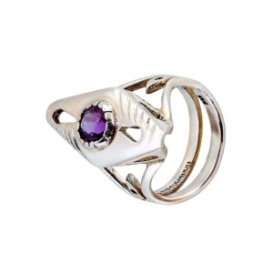 Silber Ring mit Amethyst