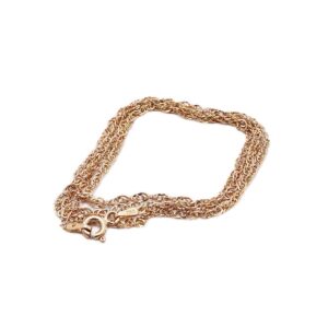 Feine Gelbgold Gliederkette 750 18kt Gold