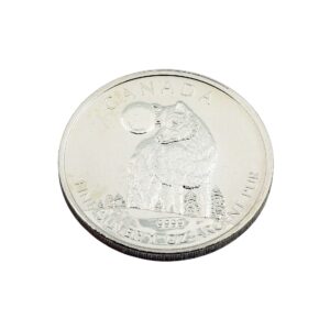 5 Dollars 1 oz Silber Wolf Wildlife Serie 2011