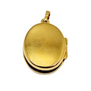 Gelbgold Medallion mit feiner Gravur 9kt 375 Gold