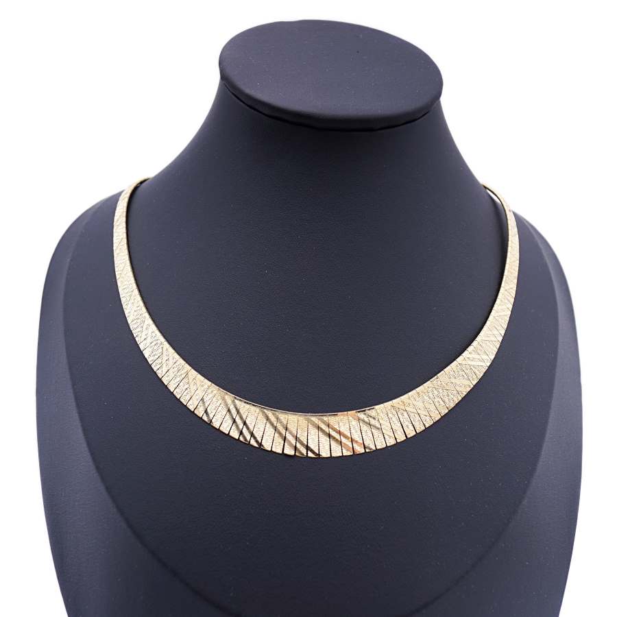 Gelbgold Collier 417 10kt Gold