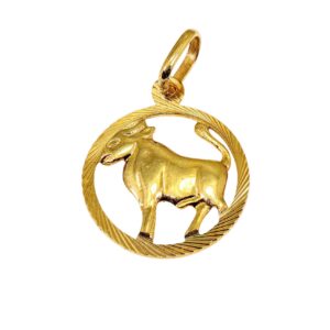 Sternzeichen Anhänger "Stier" 9kt 375 Gold