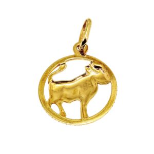 Sternzeichen Anhänger "Stier" 9kt 375 Gold