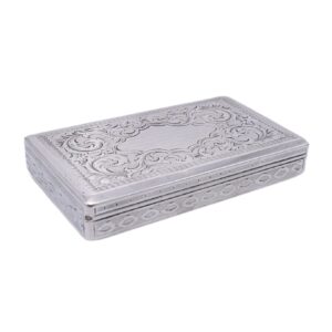 Tabatiere aus lötigem Silber - Kaisertum Österreich, 1840