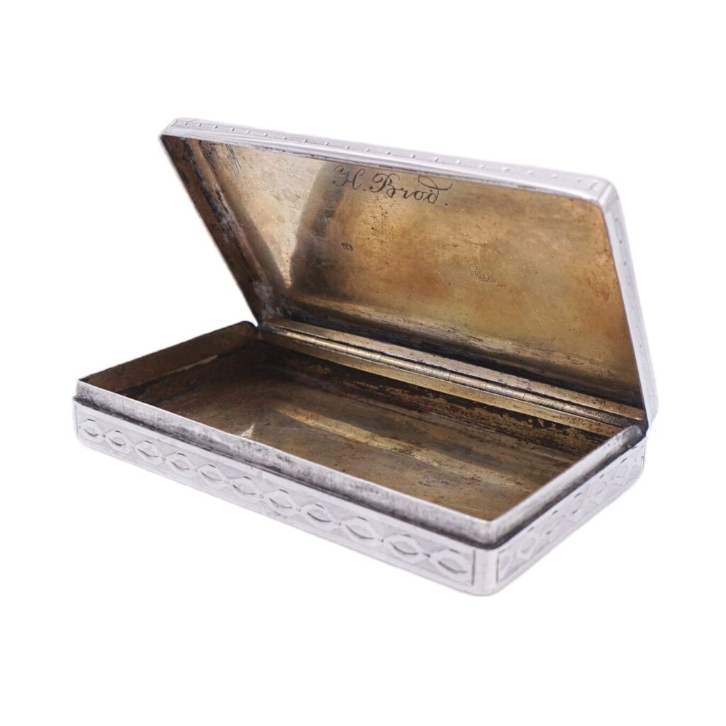 Tabatiere aus lötigem Silber - Kaisertum Österreich, 1840