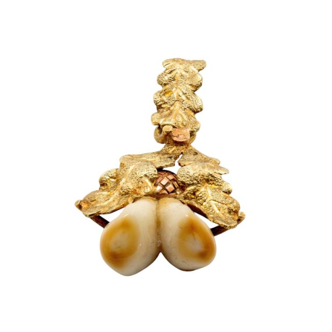 Wunderbarer Grandel Anhänger 14kt 585 Gelbgold & Rotgold