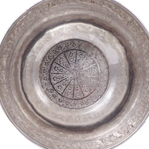 Reich ziselierte Silberschale - Iran Persien