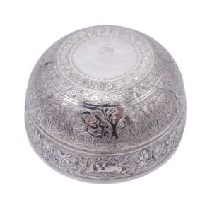 Reich ziselierte Silberschale - Iran Persien