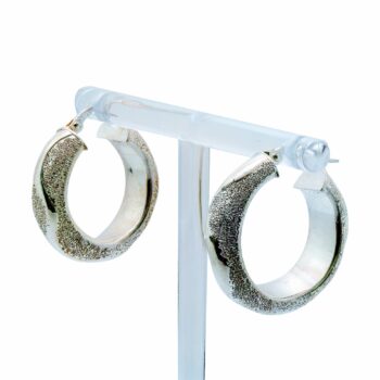 Funkelnde Creolen aus 925 Sterlingsilber