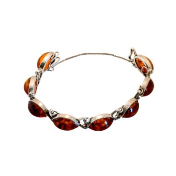 Bernstein Armband 835 Silber - Fischlandschmuck