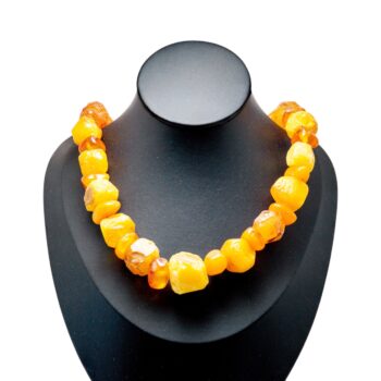 Gold des Nordens – Antike Authentische Naturbernstein-Kette