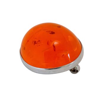 Bernstein Cabochon Brosche von Fischland Schmuck