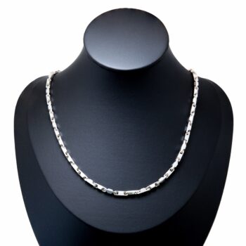 Markante Gliederkette aus 925 Sterlingsilber