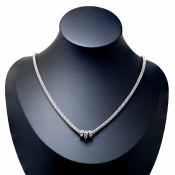 MaBea Silberkette 925 Sterlingsilber mit Zierelementen