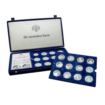Medaillensammlung Gedenkprägungen Russische Zaren 999 Feinsilber von MDM