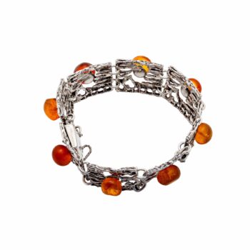 Bernstein Armband 835 Silber - Fischlandschmuck