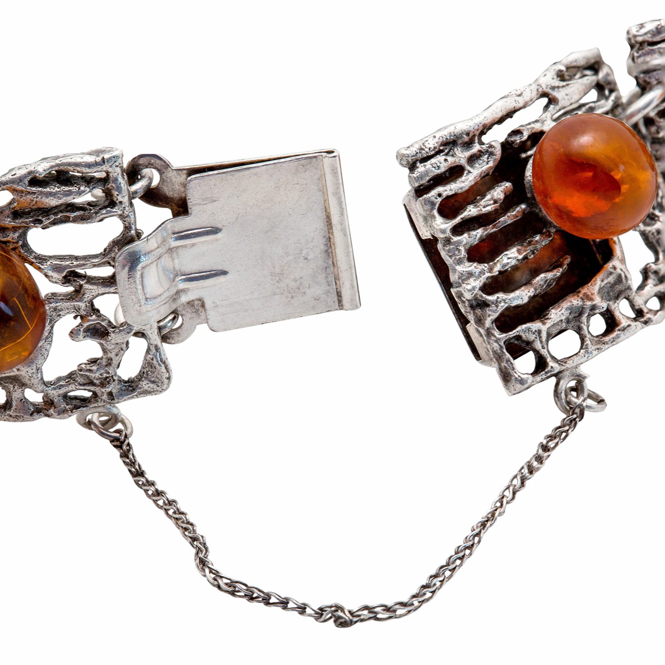 Bernstein Armband 835 Silber - Fischlandschmuck