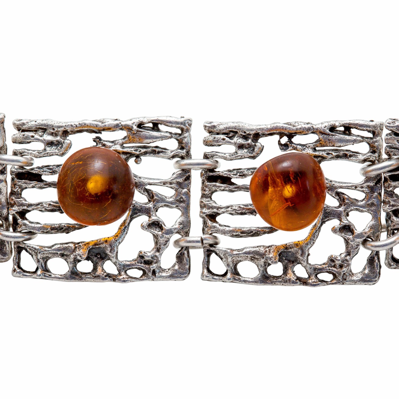 Bernstein Armband 835 Silber - Fischlandschmuck
