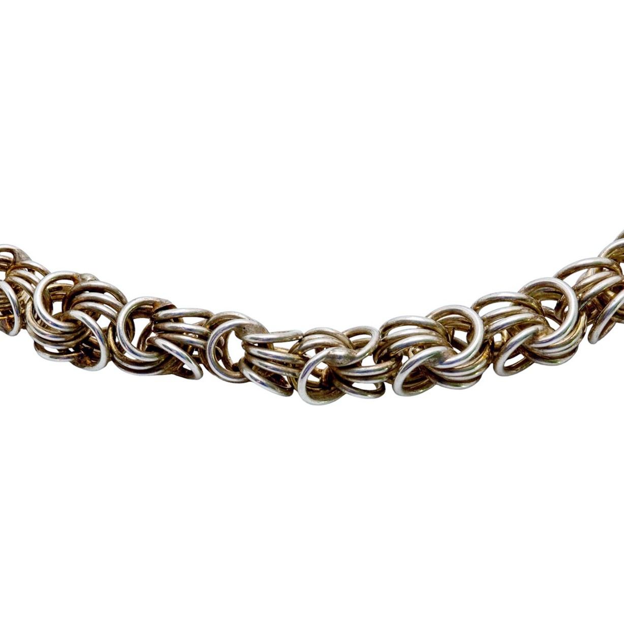 Eindrucksvolle Königskette Byzantinerkette aus 835 Silber