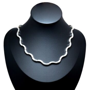 Zeitlose Gliederkette aus 925 Sterlingsilber