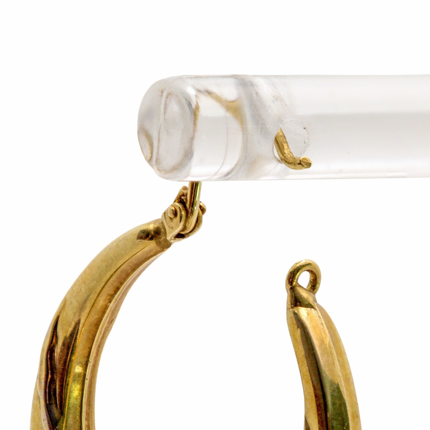 Klassische Gelbgold Creolen 14kt 585 Gold