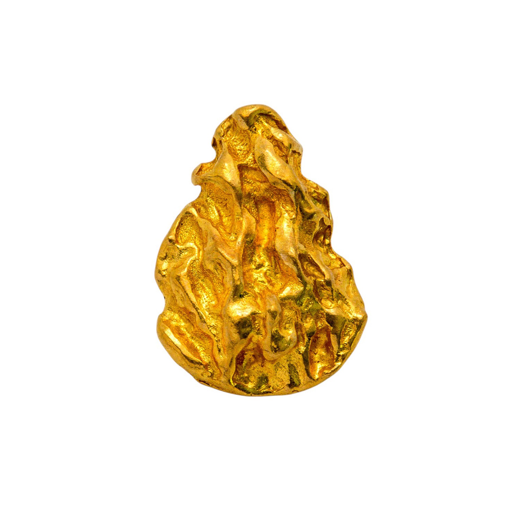 Goldnugget Anhänger 24kt 999 Gold