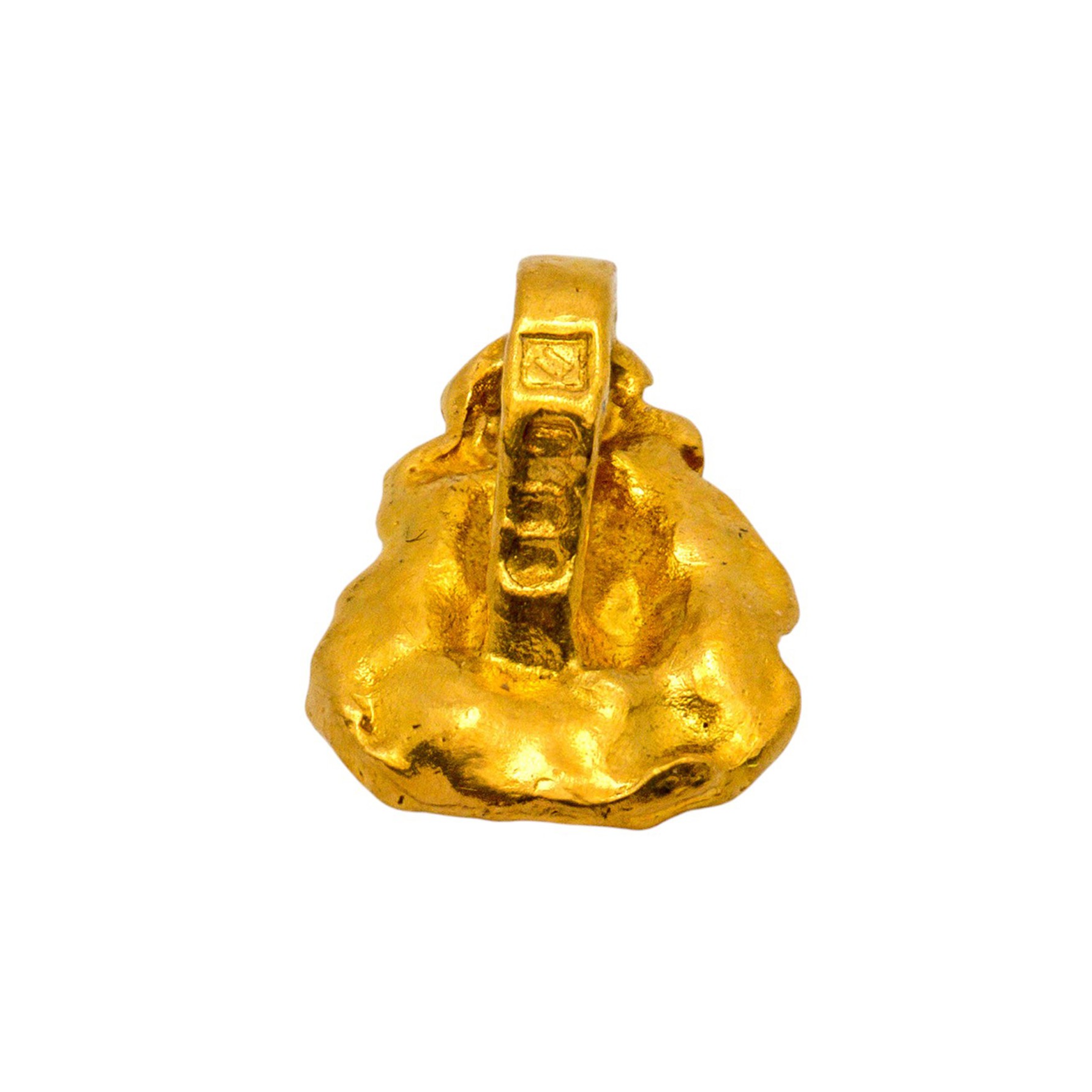 Goldnugget Anhänger 24kt 999 Gold