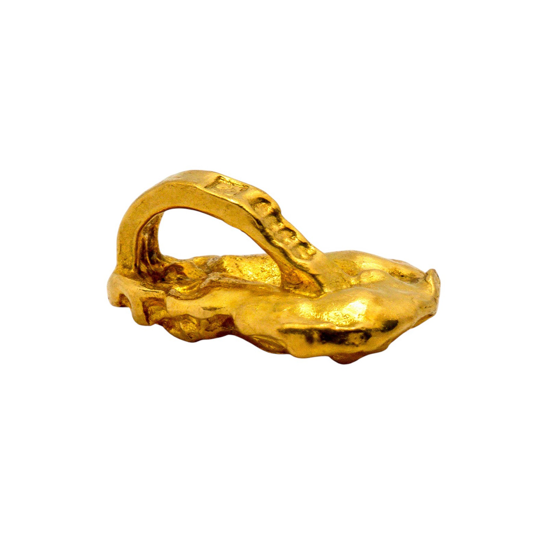 Goldnugget Anhänger 24kt 999 Gold